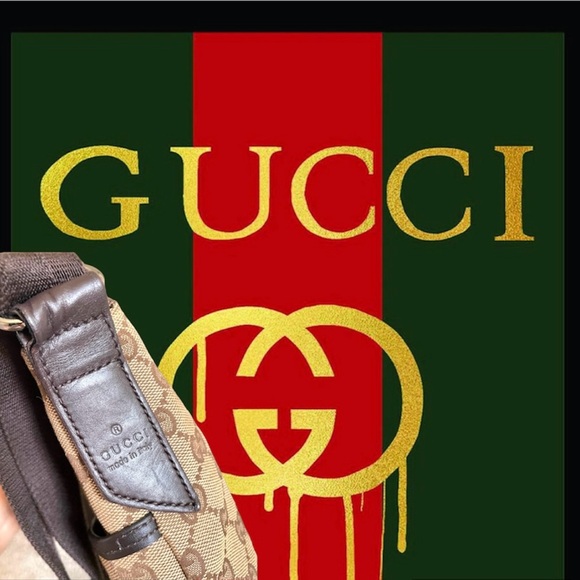 Popular GUCCI Ophidia Messenger cloth bag with leather accents - ( Unisex Item ) - Picture 3 of 6